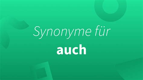 synonym als auch